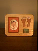 足型フォトフレーム紹介へ